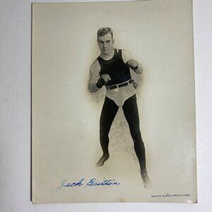 JACK BRITTON Boxer Boxing Photograph 8x10" World Welterweight Champion 1900s